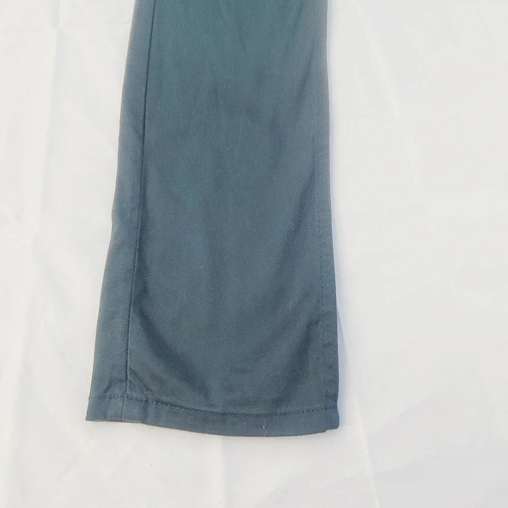 Zara Skinny Fit Men's Pants Size 31 Dark Green 5-Pocket Stretch Trousers P31